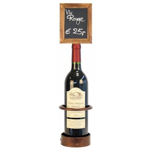 Securit Porte Bouteilles Avec Ardoise - 1 Bouteille