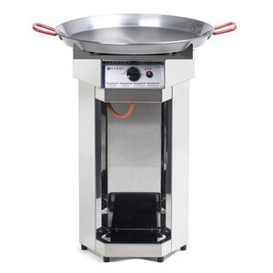 Hendi Barbecue à Gaz Inox - Modèle Fiesta - Poêle 600mm - Professionnel