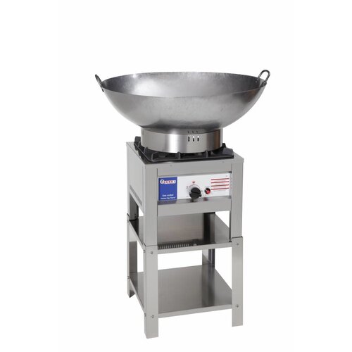 Hendi Réchaud à Gaz Inox - Modèle Big Flame - 6,7kW - 425x425x400(h)mm