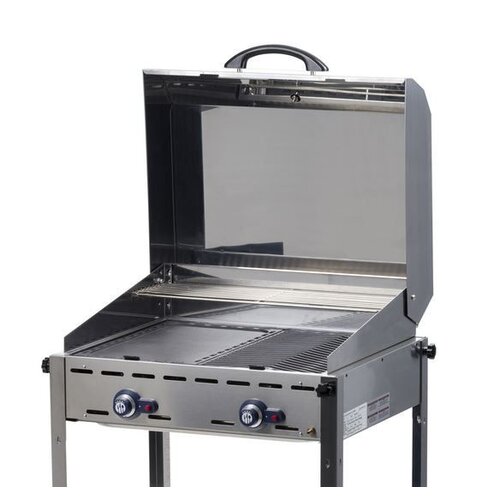 Hendi Couvercle Roulant - Pour BBQ Green Fire Avec 2 Brûleurs