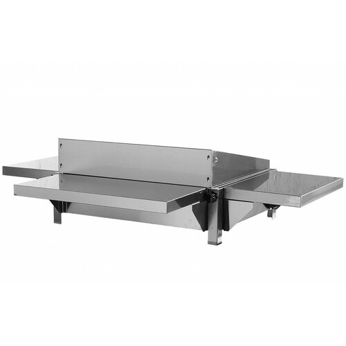 Hendi Paroi Arrière Pour BBQ Green Fire - Inox - 650x298x160(h)mm