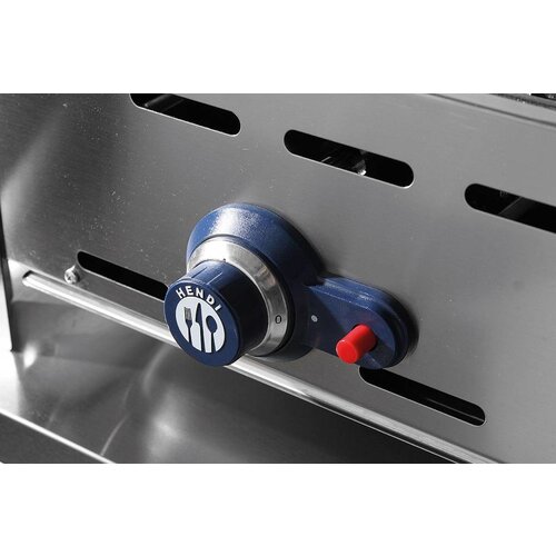 Hendi Barbecue à Gaz Green Fire - 3 Bruleurs - 1078x612x825(h)mm