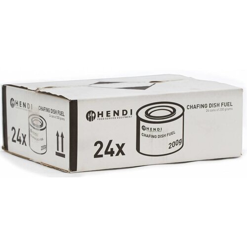 Hendi Pâte Combustible - 3 Heures - 24 Boîtes