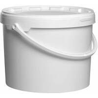 Seau + Couvercle Polyropylène - 11,5 Litres - Ø220x290(h)mm