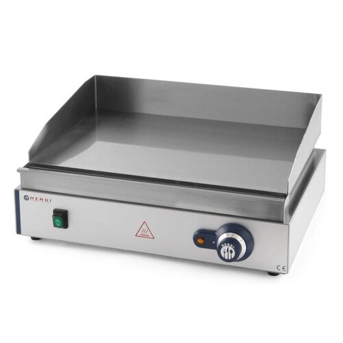 Hendi Grill Inox Blue Line - Lisse - 230V/2,4kW - 550x380x240(h)mm