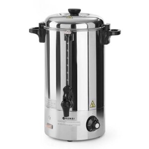 Hendi Distributeur d'Eau Chaude Inox | 10 Litres | Simple Paroi