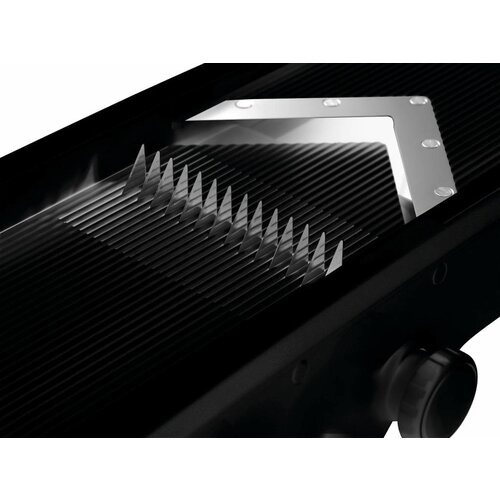 Hendi Mandoline en V | 5 Lames Inox | 130x335x75(h)mm | VOIR LA VIDÉO!