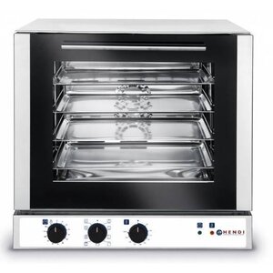 Hendi Four à Convection Inox | Mulitfonction | 230V/2,6kW | 590x695x590(h)mm