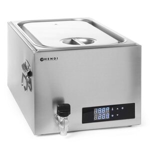 Hendi Cuiseur Sous-Vide GN 1/1 Inox | 200(p)mm | 20 Litres | 600x330x300(h)mm