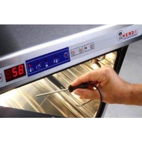 Hendi Four à Basse Température Inox | 230V/1,2kW | 495x690x415(h)mm | VOIR LA VIDÉO!