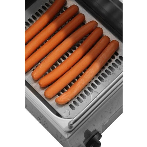 Hendi Chauffe-Saucisses Inox - Kitchen Line - 10 litres - 230V/1kW - 360x270x265(h)mm