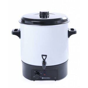 Hendi Distributeur d'Eau Chaude Inox | 27 litres | Blanc