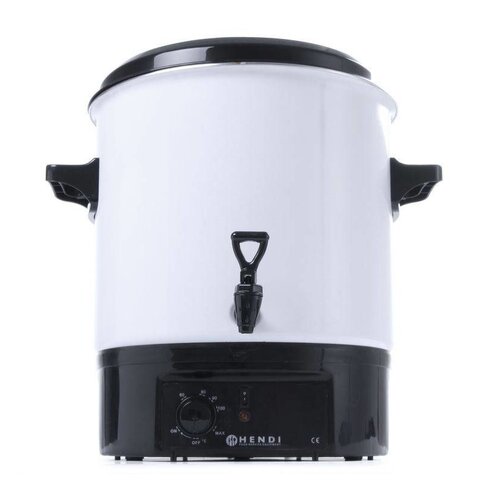 Hendi Distributeur d'Eau Chaude Inox | 27 litres | Blanc