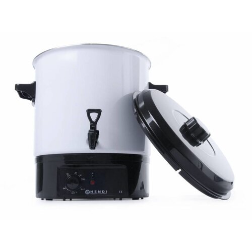 Hendi Distributeur d'Eau Chaude Inox | 27 litres | Blanc