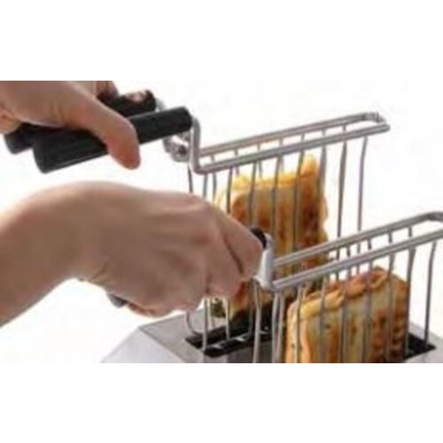 Hendi Toaster Inox | 2 Fentes Séparément | Minuteur Réglable | 1200W