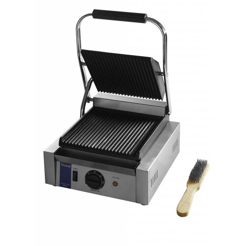 Hendi Grill de Contact Rainuré | 1800W | 290x370x210(h)mm