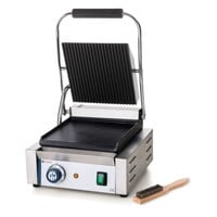 Grill de Contact | Dessus Rainuré/Dessous Lisse | 1800W | 290x370x210(h)mm