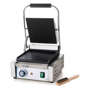 Hendi Grill de Contact | Dessus Rainuré/Dessous Lisse | 1800W | 290x370x210(h)mm Hendi Grill de Contact | Dessus Rainuré/Dessous Lisse | 1800W | 290x370x210(h)mm