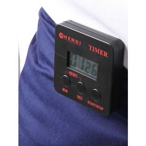 Hendi Minuteur de Cuisine Numérique - Décompte 99min59s - 67x67(h)mm