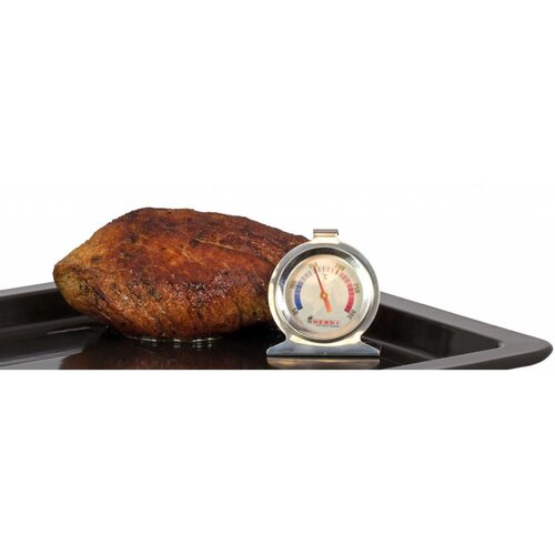 Hendi Thermomètre Pour Four | 50/300°C | Boîtier Inox | Incl. Crochet et Support