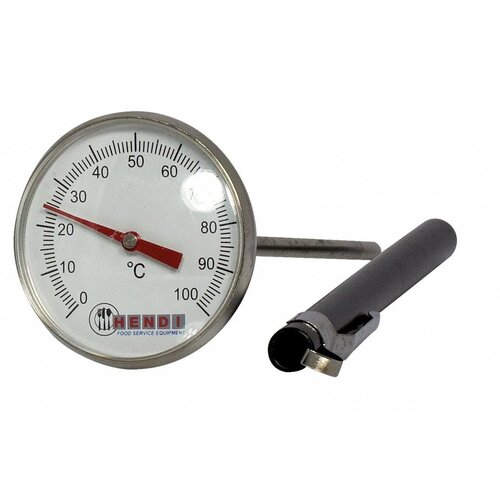 Hendi Thermomètre de Poche 0/100°C | Sonde Inox 127mm | Ø44,5mm Hendi Thermomètre de Poche 0/100°C | Sonde Inox 127mm | Ø44,5mm