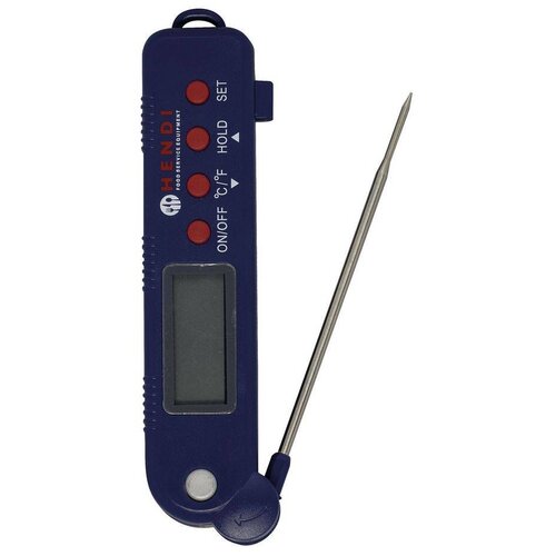 Hendi Thermomètre à Sonde | Sonde Repliable 130mm | +50/300°C