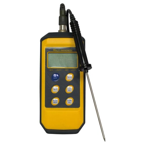 Hendi Thermomètre Résistant Aux Chocs | -50/300°C | Sonde Inox 13mm