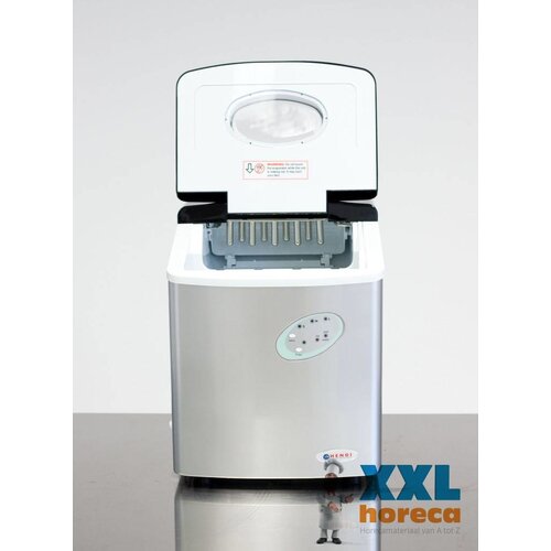 Hendi Machine à Glaçons ABS | Kitchen Line | 130W | 12kg/24h | 320x367x378(h)mm