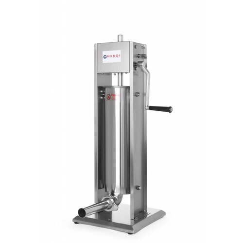 Hendi Machine à Saucisse Inox - Profi Line - 7 Litres - 300x300x770(h)mm Hendi Machine à Saucisse Inox - Profi Line - 7 Litres - 300x300x770(h)mm
