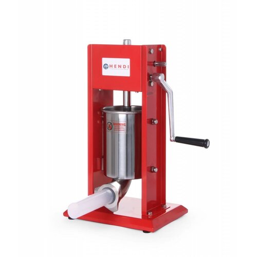 Hendi Machine à Saucisse Inox - Kitchen Line - 3 Litres - 300x340x570(h)mm