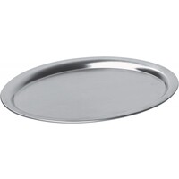 Plateau à Café Ovale Inox | Disponibles en 3 Tailles