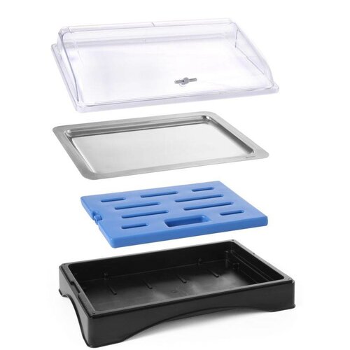 Hendi Vitrine Réfrigérant GN1/1 | Jusqu'à -18°C | 510x300mm Hendi Vitrine Réfrigérant GN1/1 | Jusqu'à -18°C | 510x300mm