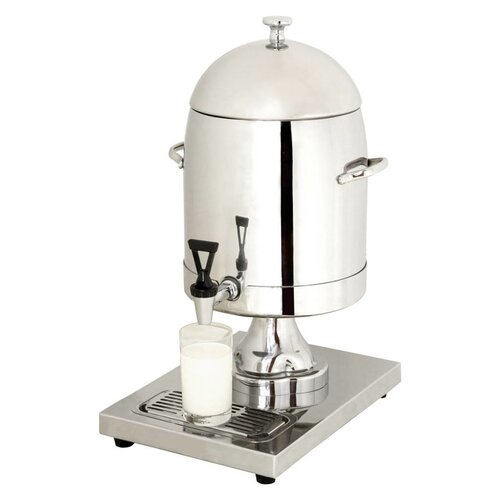 Hendi Fontaine de Lait Froid Inox | 10,5 Litres | 260x360x536(h)mm