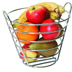 Hendi Corbeille à Fruits - Fil Métallique Chromé - Ø215x205(h)mm Hendi Corbeille à Fruits - Fil Métallique Chromé - Ø215x205(h)mm