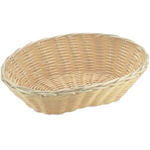 Hendi Corbeille à Pain Ovale - Poly-Rotin - 225x130x55(h)mm - 3 Pièces Hendi Corbeille à Pain Ovale - Poly-Rotin - 225x130x55(h)mm - 3 Pièces