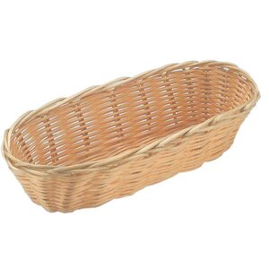 Hendi Corbeille à Pain Ovale - Poly-Rotin - 225x110x60(h)mm - 3 Pièces Hendi Corbeille à Pain Ovale - Poly-Rotin - 225x110x60(h)mm - 3 Pièces