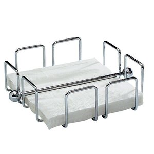 Hendi Porte-Serviettes - Fil Métallique Chromé - 190x190x65(h)mm