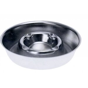 Hendi Cendrier Inox + Rebord - Ø140x30(h)mm