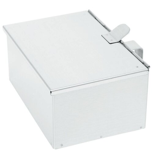 Hendi Ramasse-Cendres Inox - Couvercle à Charnière - 210x140x90(h)mm