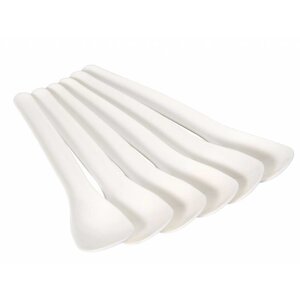 Hendi Cuillère à Oeuf | ABS Blanc | 6 Pièces