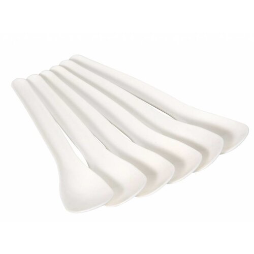 Hendi Cuillère à Oeuf | ABS Blanc | 6 Pièces