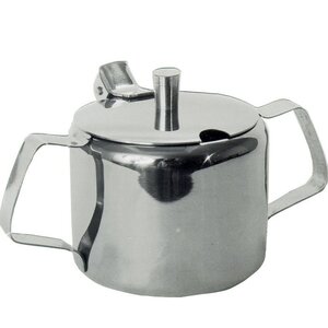Hendi Sucrier Inox - Couvercle à Charnière - 300ml - Ø85x80(h)mm