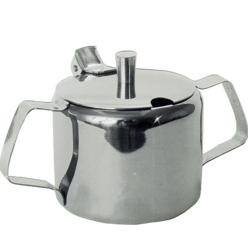 Hendi Sucrier Inox - Couvercle à Charnière - 300ml - Ø85x80(h)mm