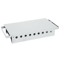 Chauffe-Plat 2 Brûleurs - Résistant Aux Rayures - 330x180x65(h)mm
