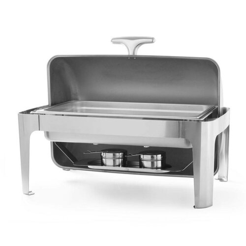Hendi Rolltop-Chafing Dish Inox - GN1/1 - 9 Litres - 660x490x460(h)mm