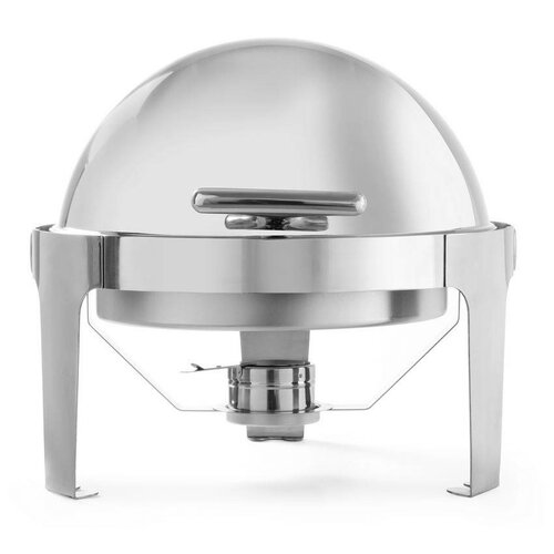 Hendi Rolltop-Chafing Dish Inox - Rond - 5,6 Litres - 510x540x480(h)mm