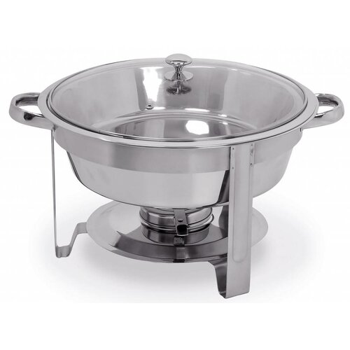 Hendi Chafing Dish Inox - Rond - 3,5 Litres - Ø390x270(h)mm Hendi Chafing Dish Inox - Rond - 3,5 Litres - Ø390x270(h)mm