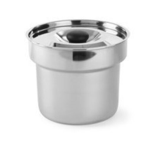 Hendi Bain-Marie Bac Inox -  Rond 4,2 Litres - Ø220x190(h)mm