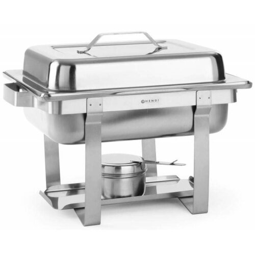 Hendi Chafing Dish GN 1/2 Inox - 4,5 Litres - Modèle Petit Hendi Chafing Dish GN 1/2 Inox - 4,5 Litres - Modèle Petit