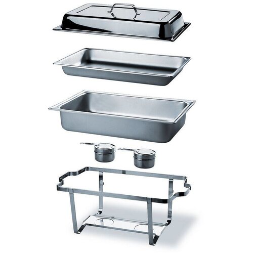 Hendi Chafing Dish GN 1/1 Inox - 9 Litres - 600x358x295(h)mm
